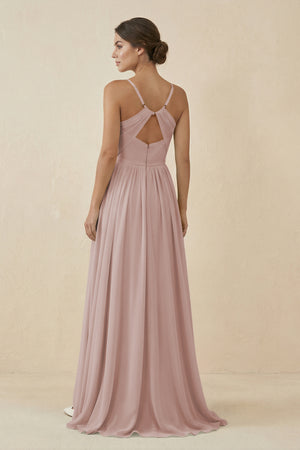Sweetheart A-Line Chiffon Bridesmaid Dress in Toffee (2) | KISSBRIDAL