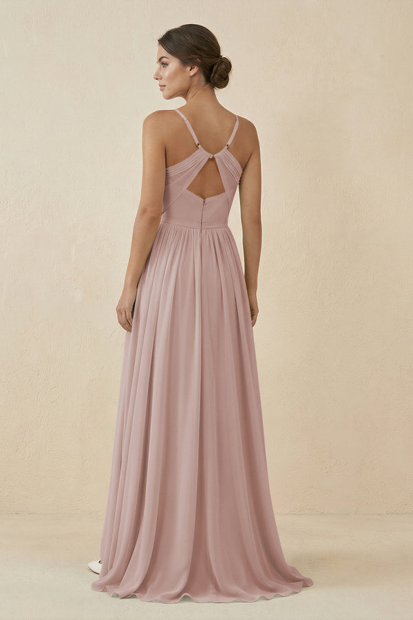 Sweetheart A-Line Chiffon Bridesmaid Dress in Toffee (2) | KISSBRIDAL
