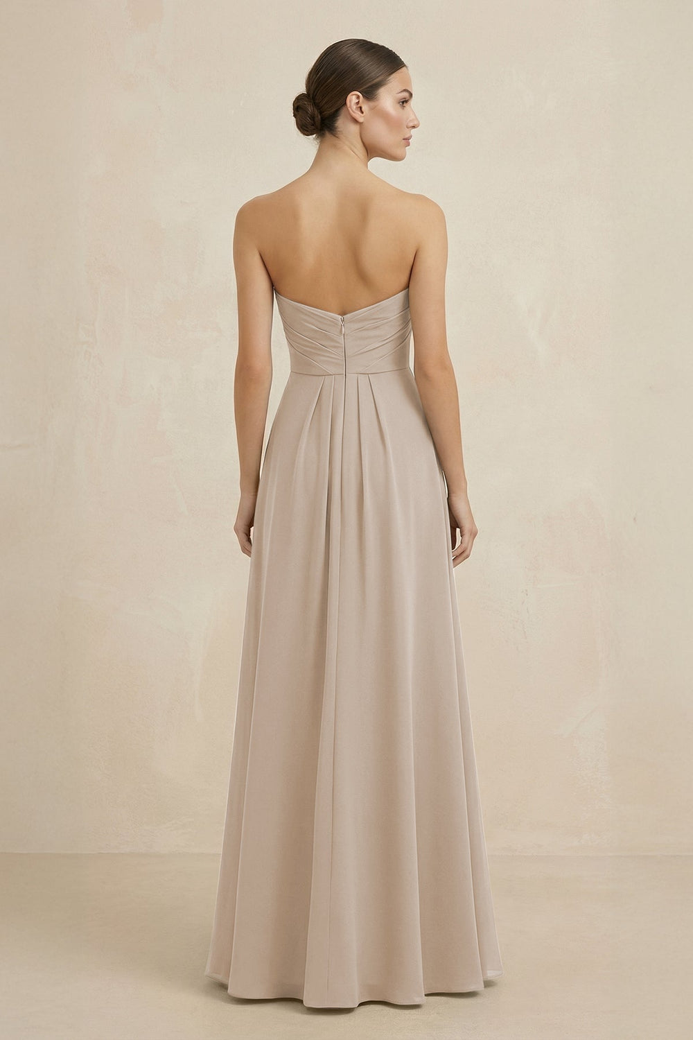 Sweetheart Chiffon A - Line Bridesmaid Dress with Slit in Frost - KISS BRIDAL Bridesmaid Dresses