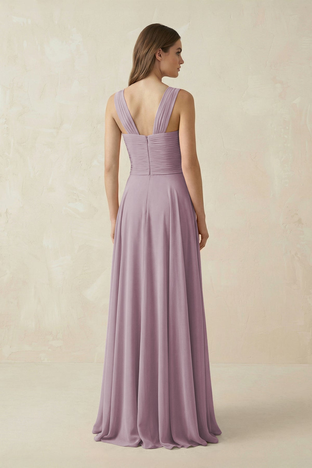 Sweetheart Pleated A - Line Chiffon Bridesmaid Dress in Dusk - KISS BRIDAL Bridesmaid Dresses