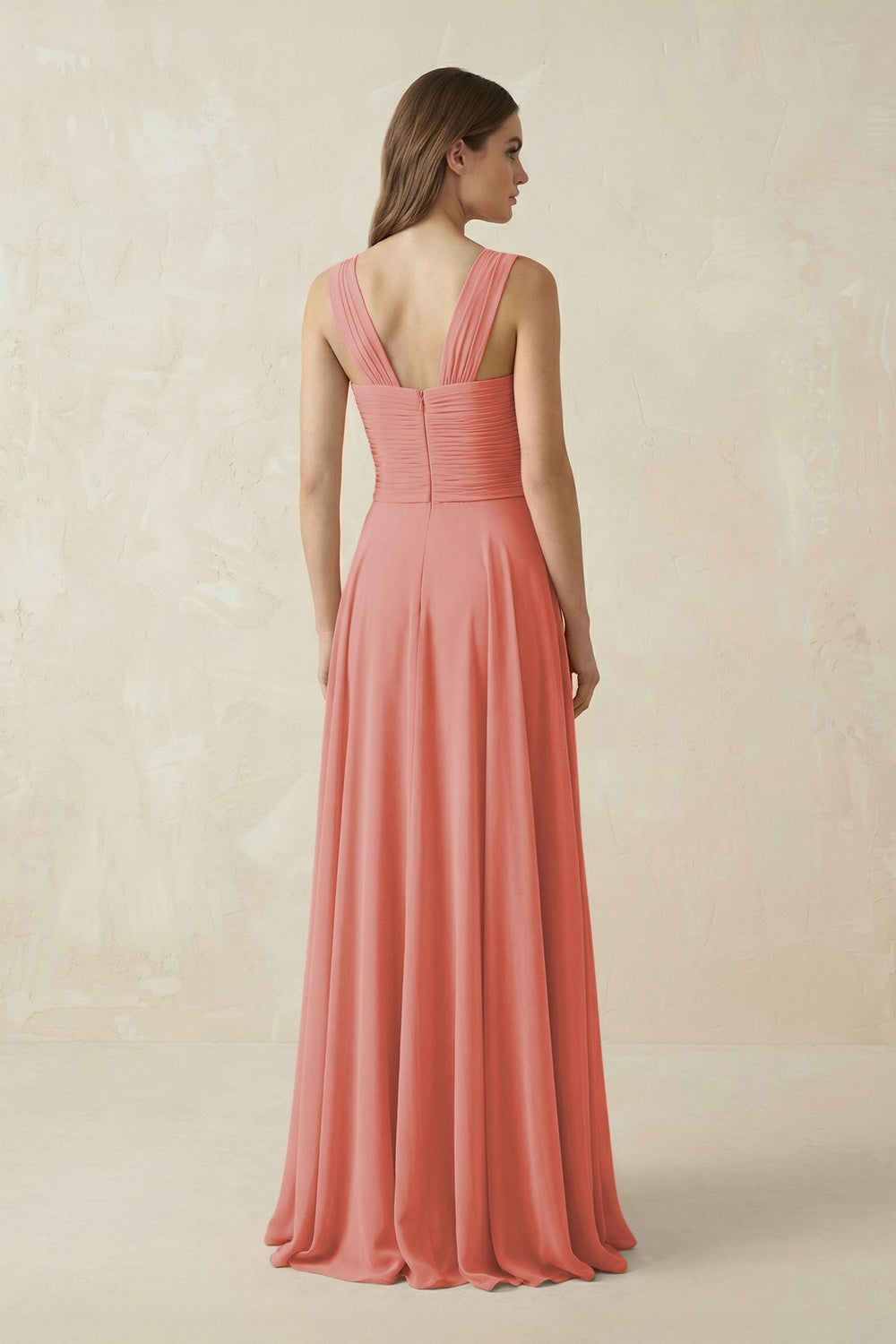 Sweetheart Pleated A - Line Chiffon Bridesmaid Dress in Mulberry - KISS BRIDAL Bridesmaid Dresses