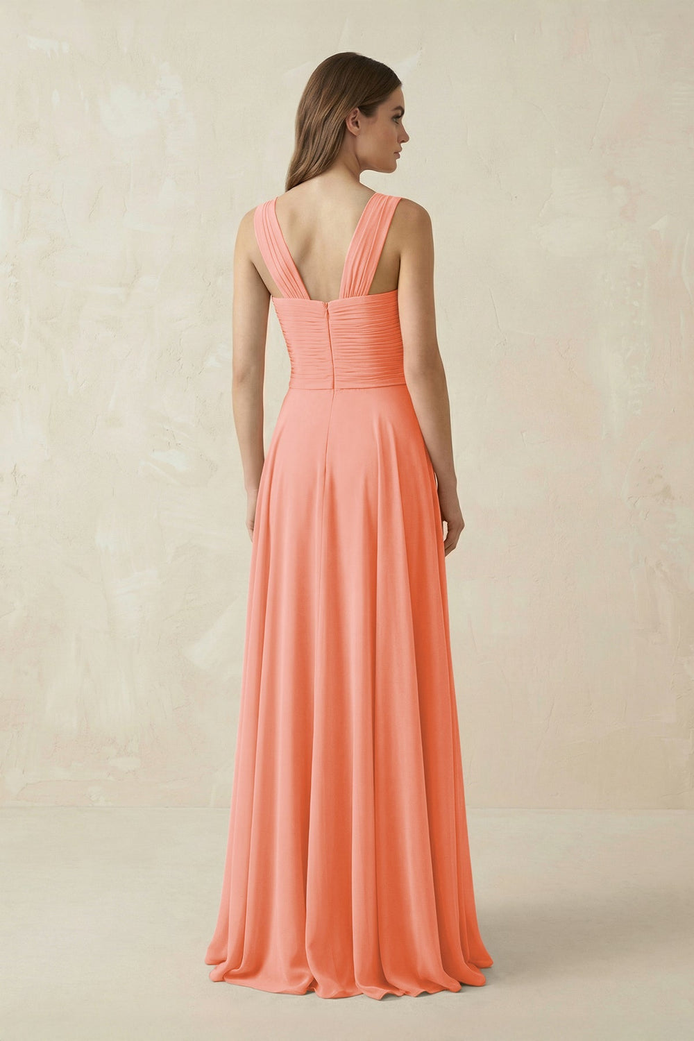 Sweetheart Pleated A - Line Chiffon Bridesmaid Dress in Rosette - KISS BRIDAL Bridesmaid Dresses