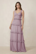 Sweetheart Tiered A - Line Chiffon Bridesmaid Dress in Dusk - SHE IS ME Bridesmaid Dresses