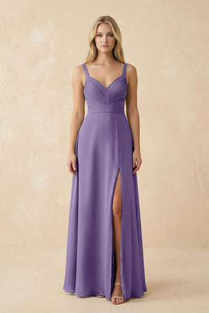 Tahiti Sweetheart A-Line Pleated Chiffon Bridesmaid Dress | KISSBRIDAL