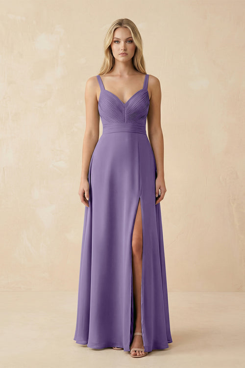 Tahiti Sweetheart A-Line Pleated Chiffon Bridesmaid Dress | KISSBRIDAL