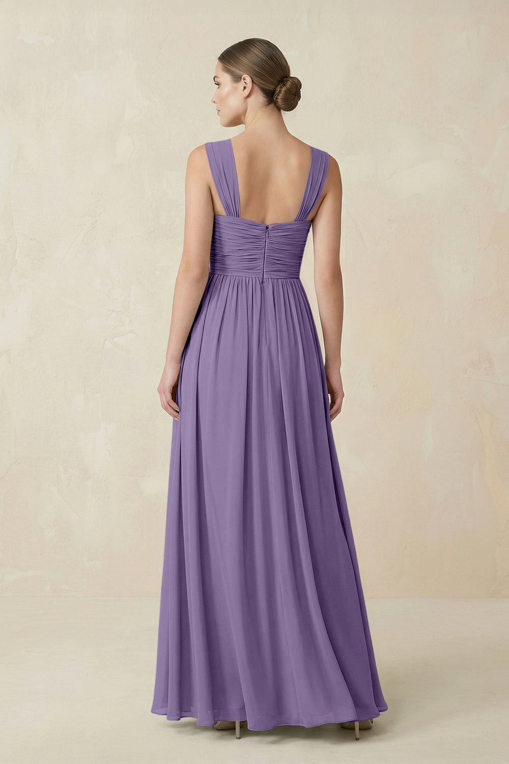 Sweetheart Pleated Chiffon A-Line Bridesmaid Dress in Tahiti