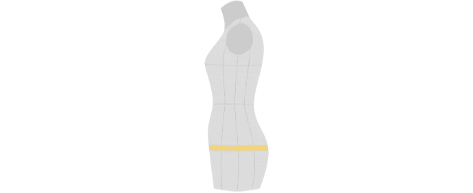 Hips size guide